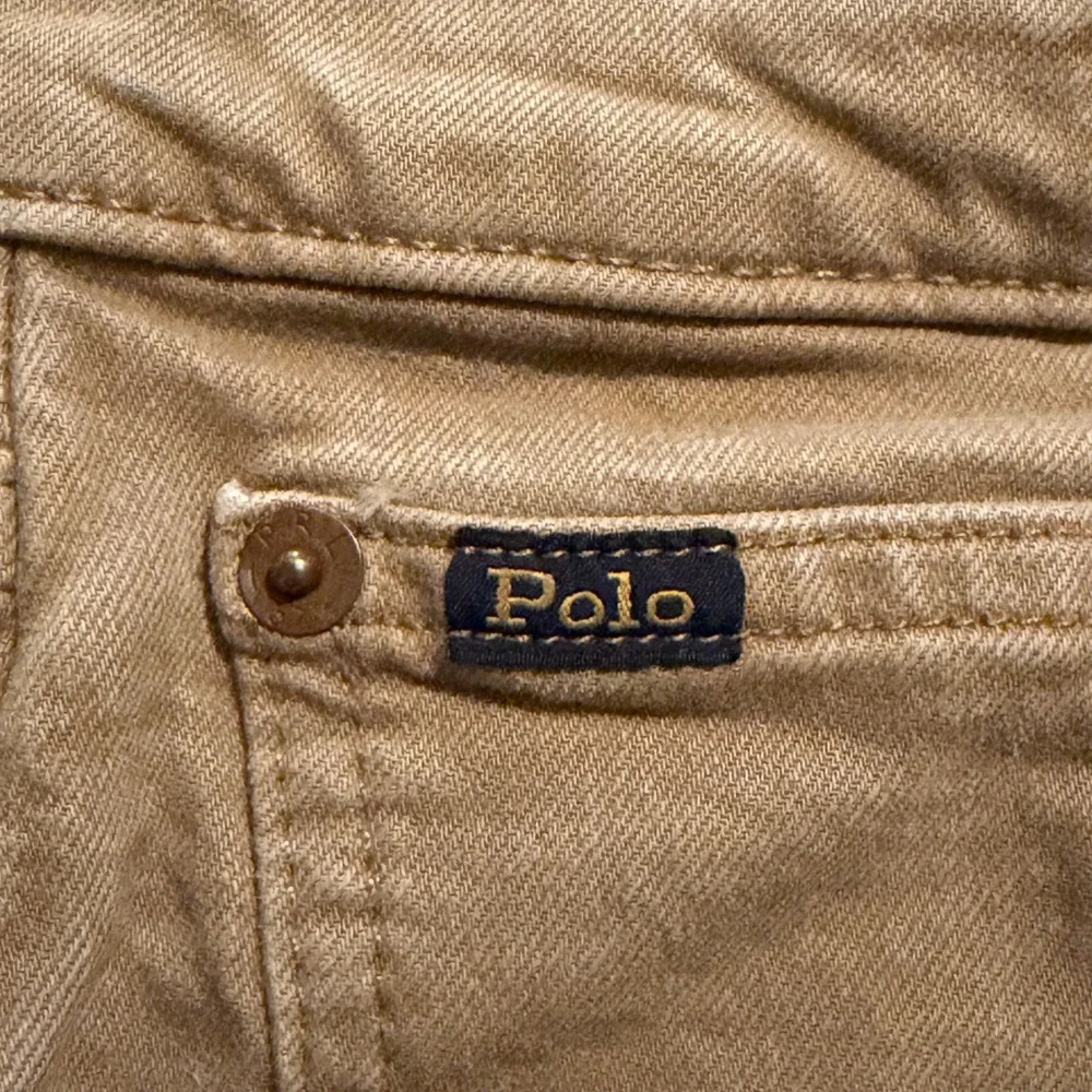 Polo Ralph Lauren Hampton Relaxed Straight Pants Tan Khaki Mens 33x30 Stretch